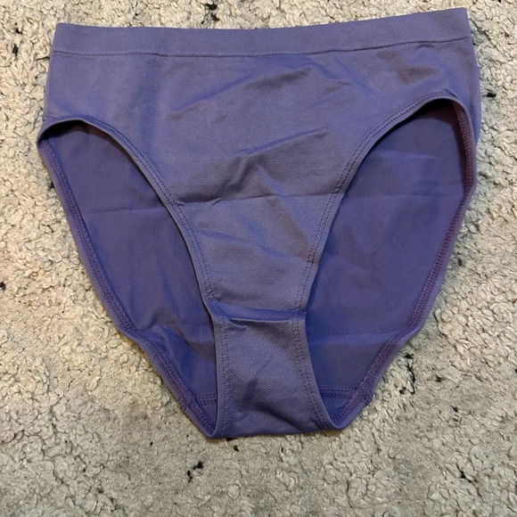 3 Pair Rhonda Shear Variety Style Panties : Purple, Blue, Animal Print - Size S - Picture 4 of 7